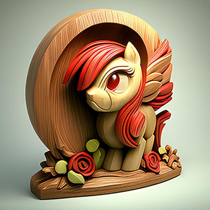 3D модель Ул Эппл Блум из My Little Pony (STL)